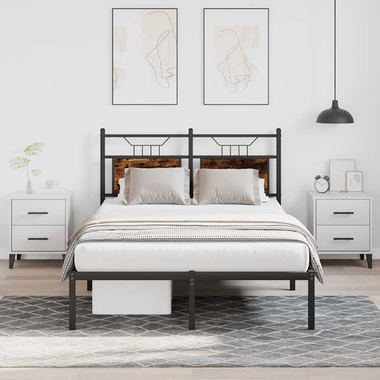 Giroletto senza Materasso Rovere Fumo 120x190 cm in Truciolato | homemem39