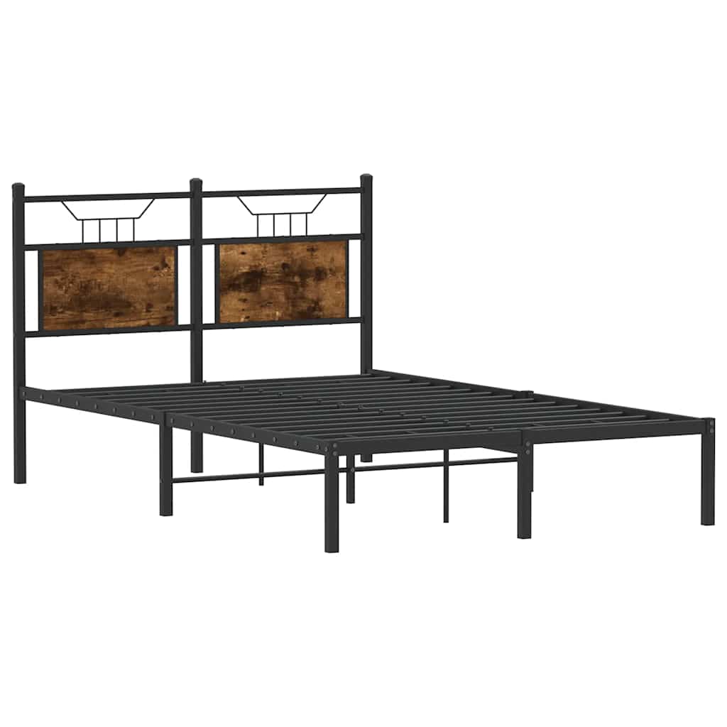 Giroletto senza Materasso Rovere Fumo 120x200 cm in Truciolato | homemem39