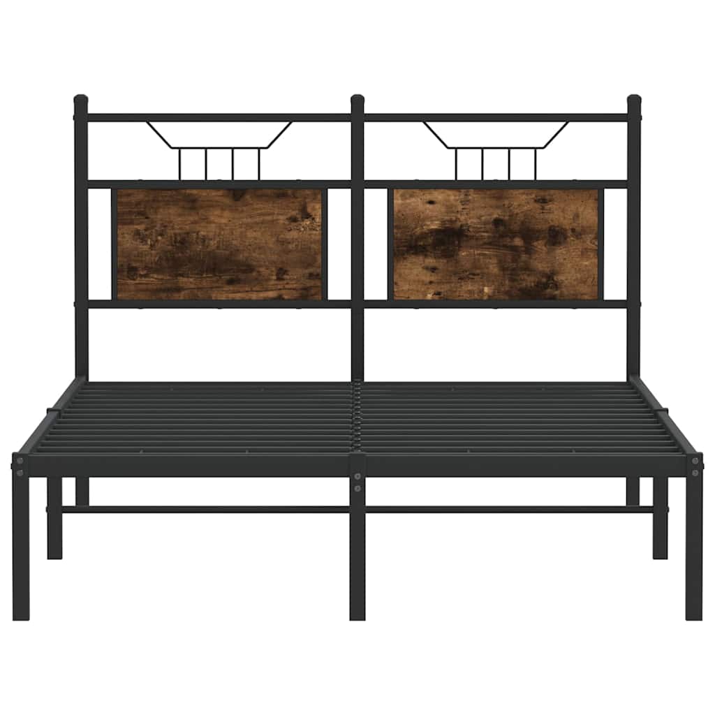 Giroletto senza Materasso Rovere Fumo 120x200 cm in Truciolato | homemem39