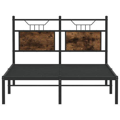 Giroletto senza Materasso Rovere Fumo 120x200 cm in Truciolato | homemem39