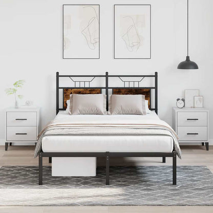 Giroletto senza Materasso Rovere Fumo 120x200 cm in Truciolato | homemem39