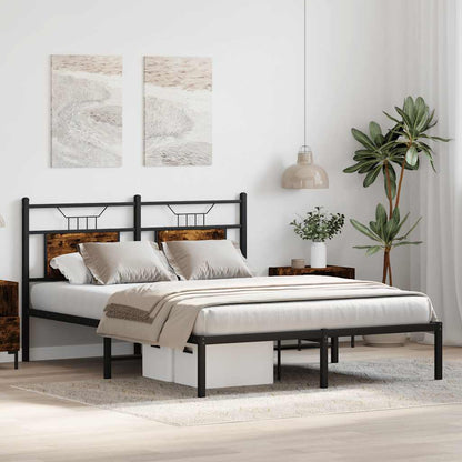 Giroletto senza Materasso Rovere Fumo 137x190 cm in Truciolato