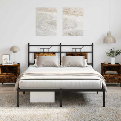 Giroletto senza Materasso Rovere Fumo 140x190 cm in Truciolato | homemem39