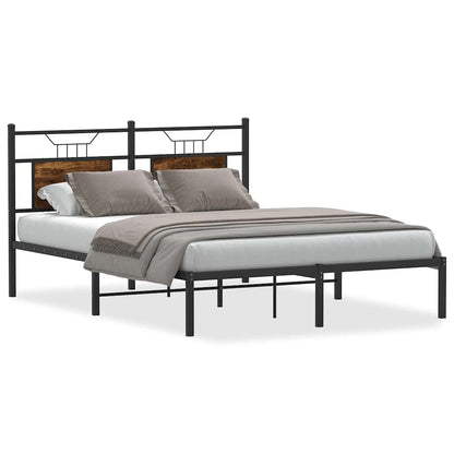 Giroletto senza Materasso Rovere Fumo 140x200 cm in Truciolato | homemem39