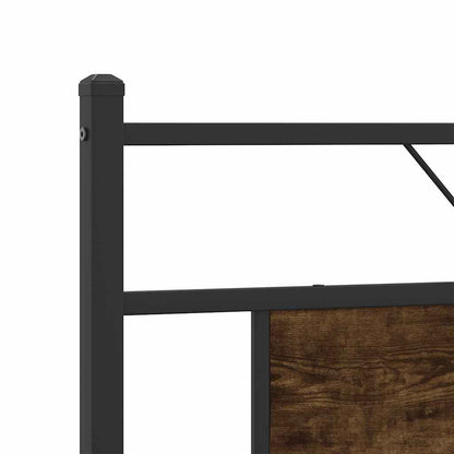Giroletto senza Materasso Rovere Fumo 160x200 cm in Truciolato | homemem39