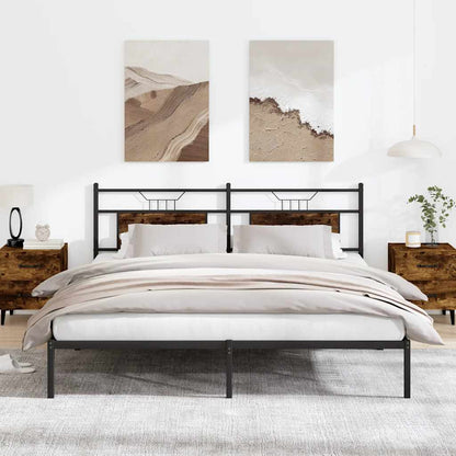 Giroletto senza Materasso Rovere Fumo 160x200 cm in Truciolato | homemem39