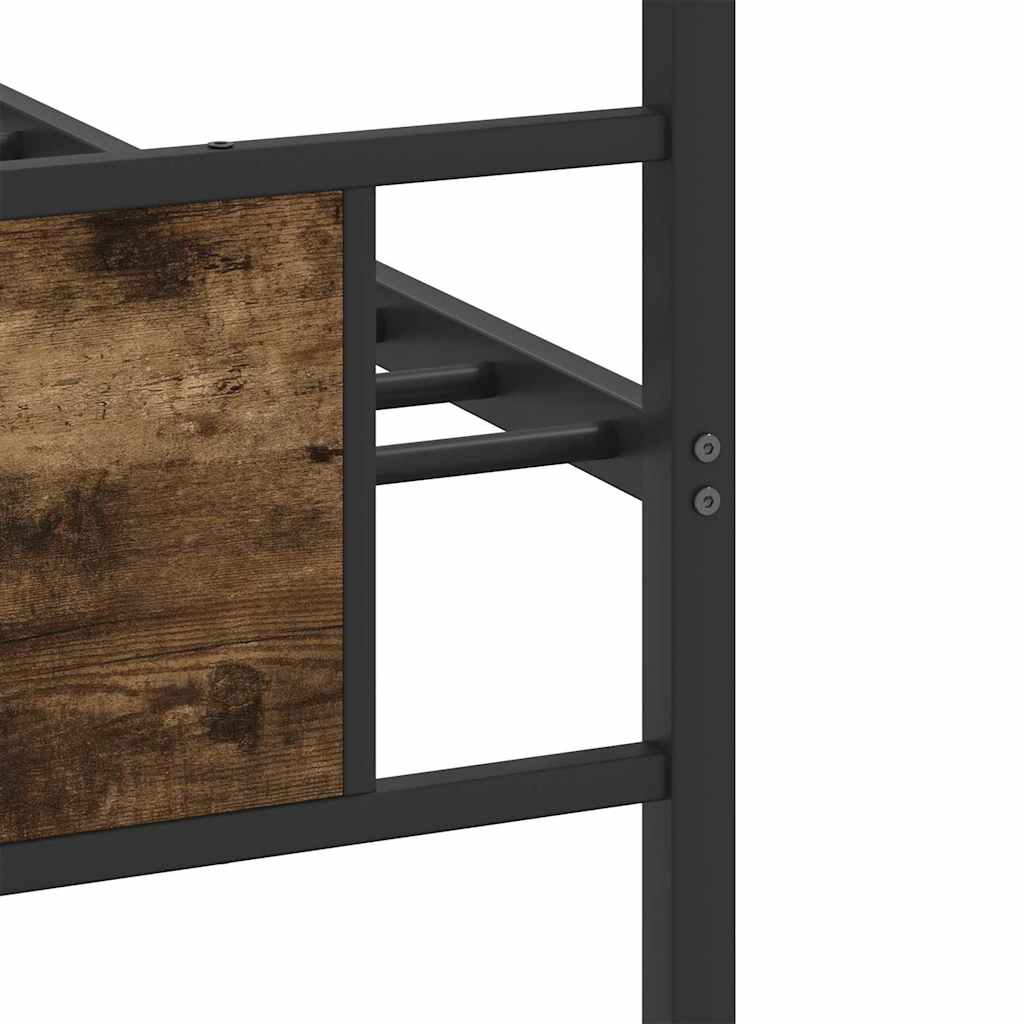 Giroletto senza Materasso Rovere Fumo 80x200 cm in Truciolato | homemem39