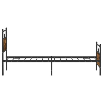 Giroletto senza Materasso Rovere Fumo 100x200 cm in Truciolato | homemem39
