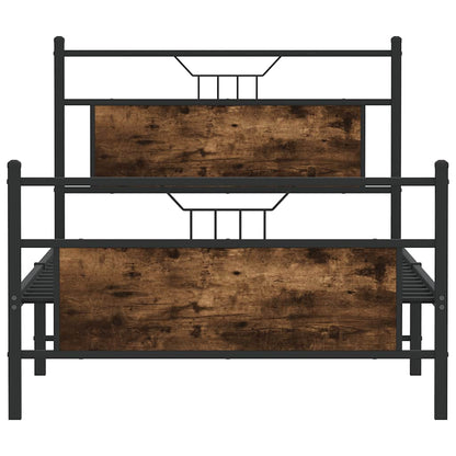 Giroletto senza Materasso Rovere Fumo 107x203 cm in Truciolato | homemem39