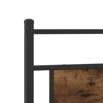 Giroletto senza Materasso Rovere Fumo 107x203 cm in Truciolato | homemem39