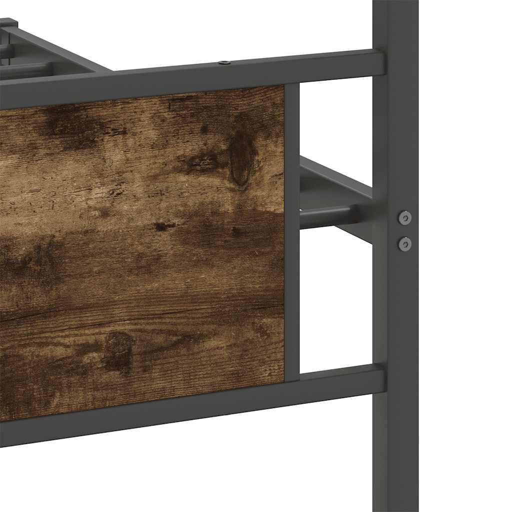 Giroletto senza Materasso Rovere Fumo 107x203 cm in Truciolato | homemem39