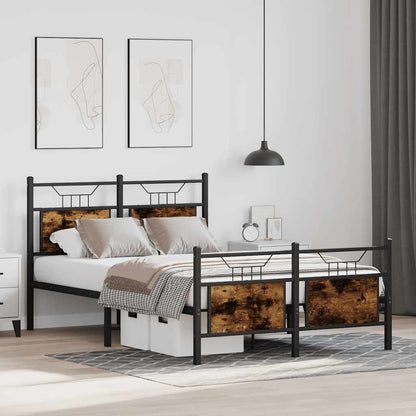Giroletto senza Materasso Rovere Fumo 120x190 cm in Truciolato