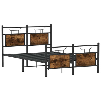 Giroletto senza Materasso Rovere Fumo 120x190 cm in Truciolato | homemem39