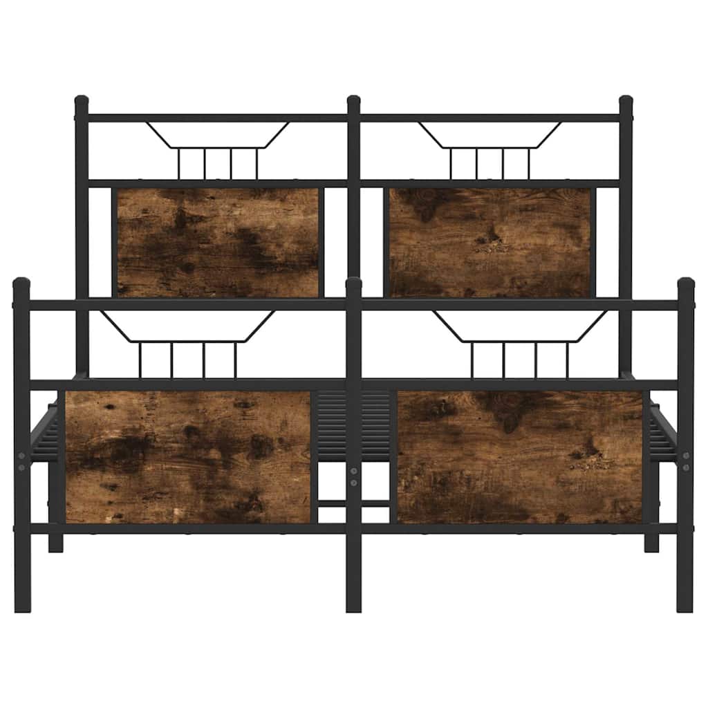 Giroletto senza Materasso Rovere Fumo 120x190 cm in Truciolato | homemem39