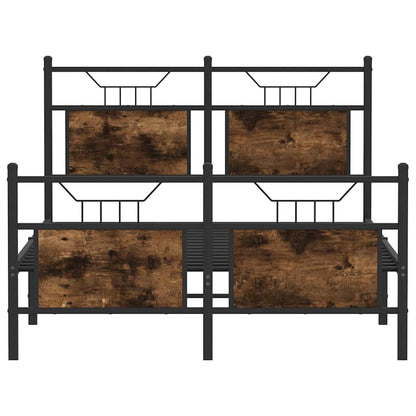 Giroletto senza Materasso Rovere Fumo 120x190 cm in Truciolato | homemem39