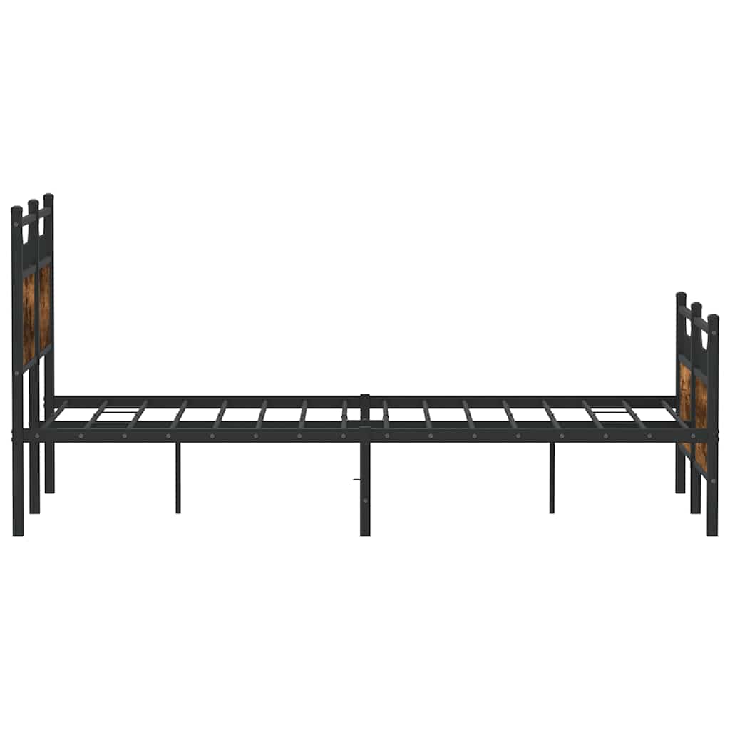 Giroletto senza Materasso Rovere Fumo 120x190 cm in Truciolato | homemem39
