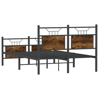 Giroletto senza Materasso Rovere Fumo 120x190 cm in Truciolato | homemem39