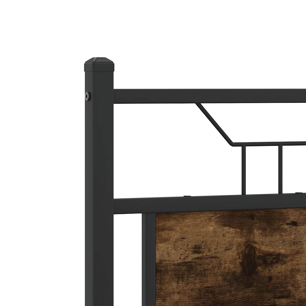 Giroletto senza Materasso Rovere Fumo 120x190 cm in Truciolato | homemem39