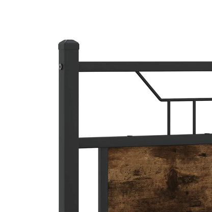 Giroletto senza Materasso Rovere Fumo 120x190 cm in Truciolato | homemem39