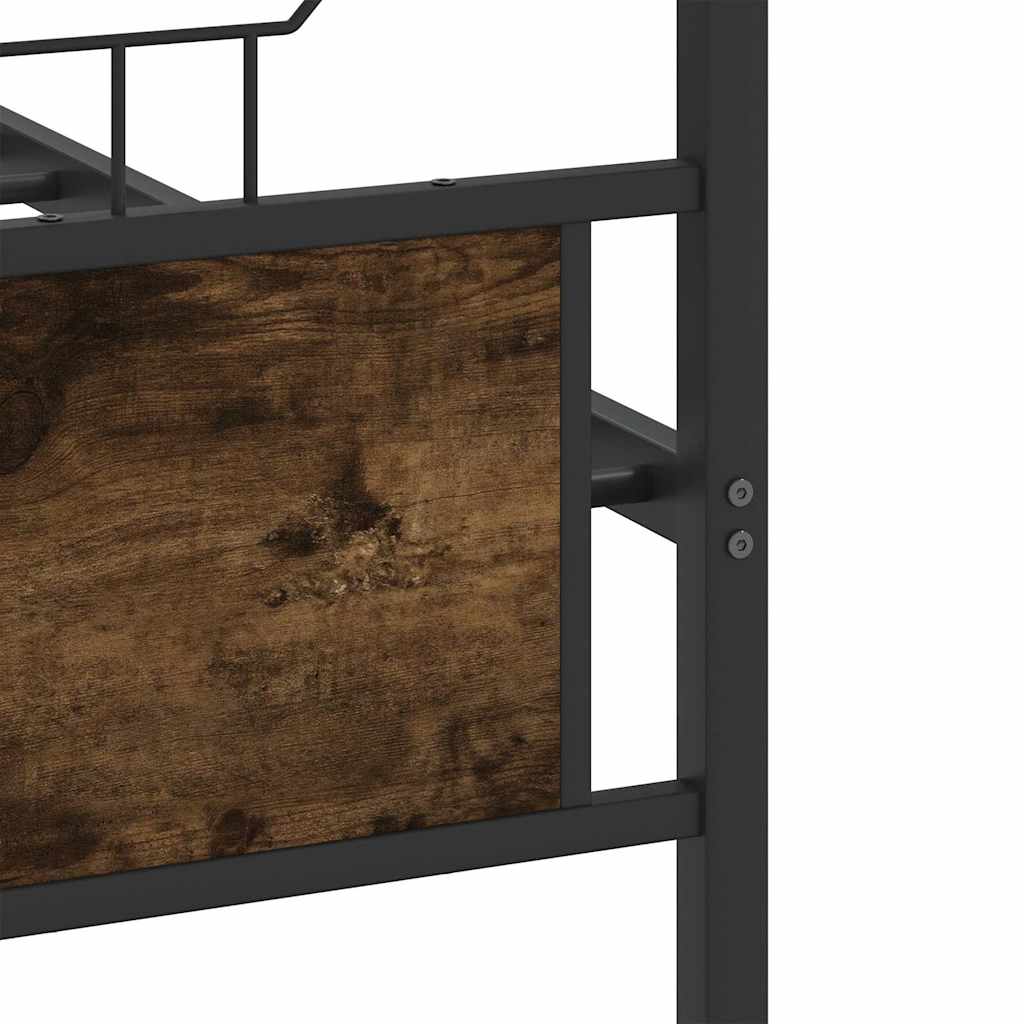 Giroletto senza Materasso Rovere Fumo 120x190 cm in Truciolato | homemem39