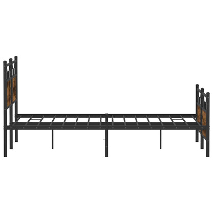 Giroletto senza Materasso Rovere Fumo 137x190 cm in Truciolato | homemem39