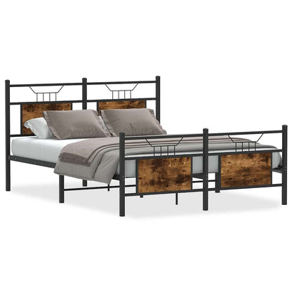 Giroletto senza Materasso Rovere Fumo 150x200 cm in Truciolato | homemem39