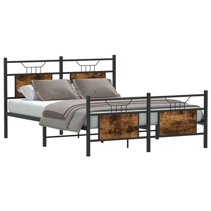 Giroletto senza Materasso Rovere Fumo 150x200 cm in Truciolato | homemem39