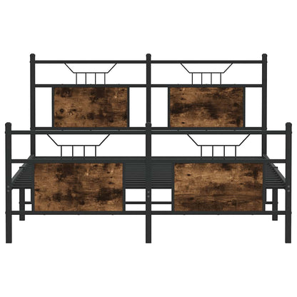 Giroletto senza Materasso Rovere Fumo 150x200 cm in Truciolato | homemem39
