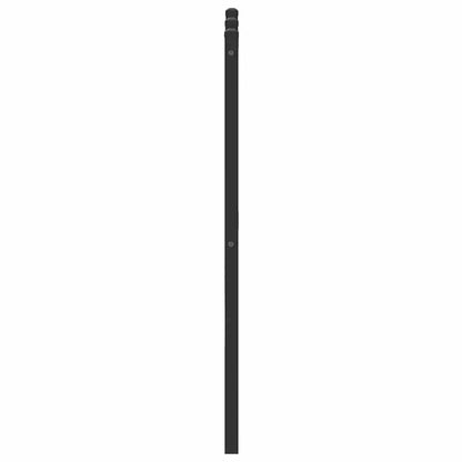 Testiera Rovere Fumo 137 cm in Legno Multistrato e Acciaio - homemem39