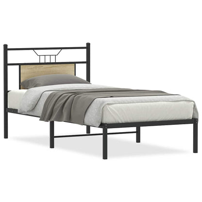 Giroletto senza Materasso Rovere Sonoma 75x190 cm in Truciolato | homemem39