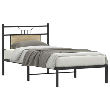 Giroletto senza Materasso Rovere Sonoma 75x190 cm in Truciolato | homemem39