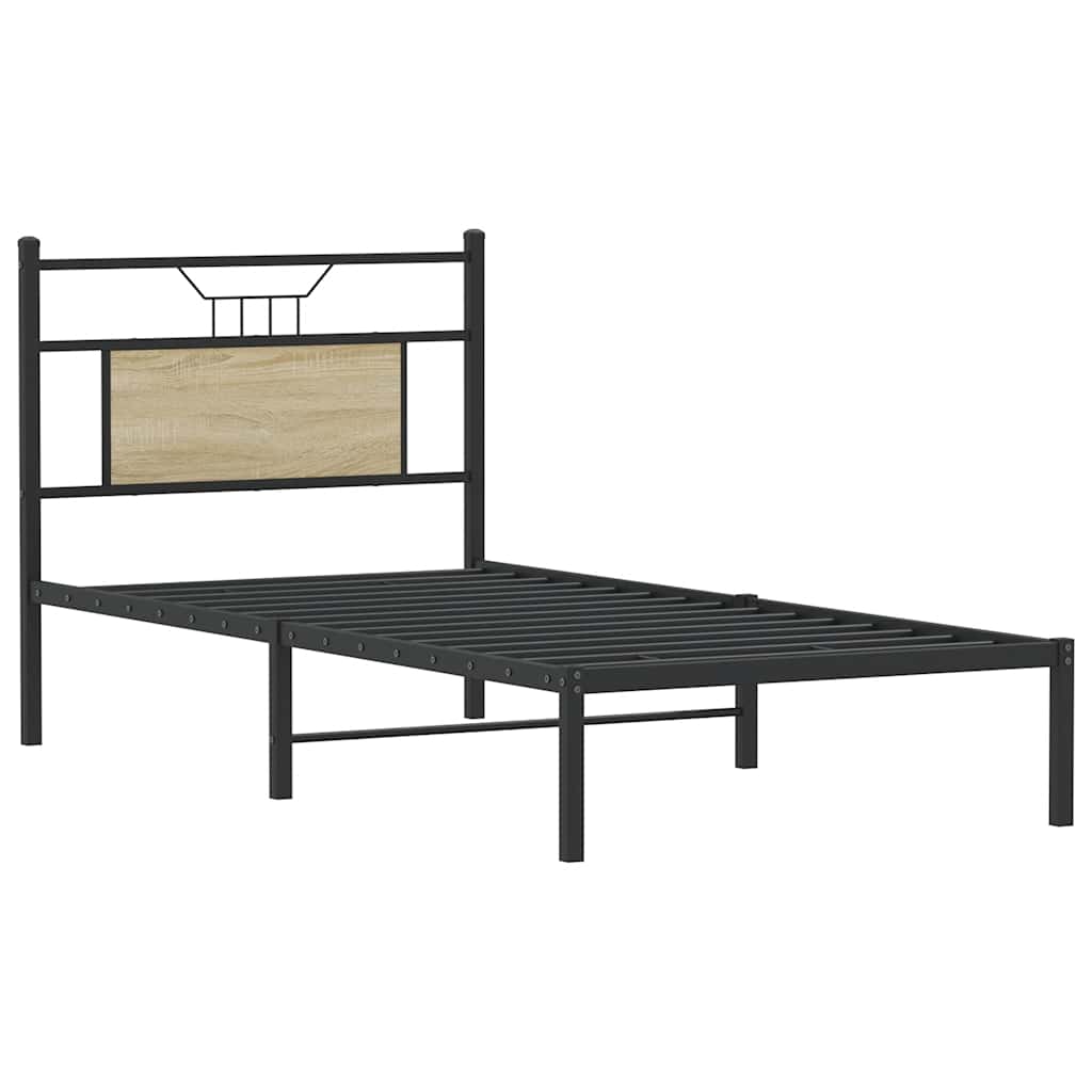 Giroletto senza Materasso Rovere Sonoma 75x190 cm in Truciolato | homemem39