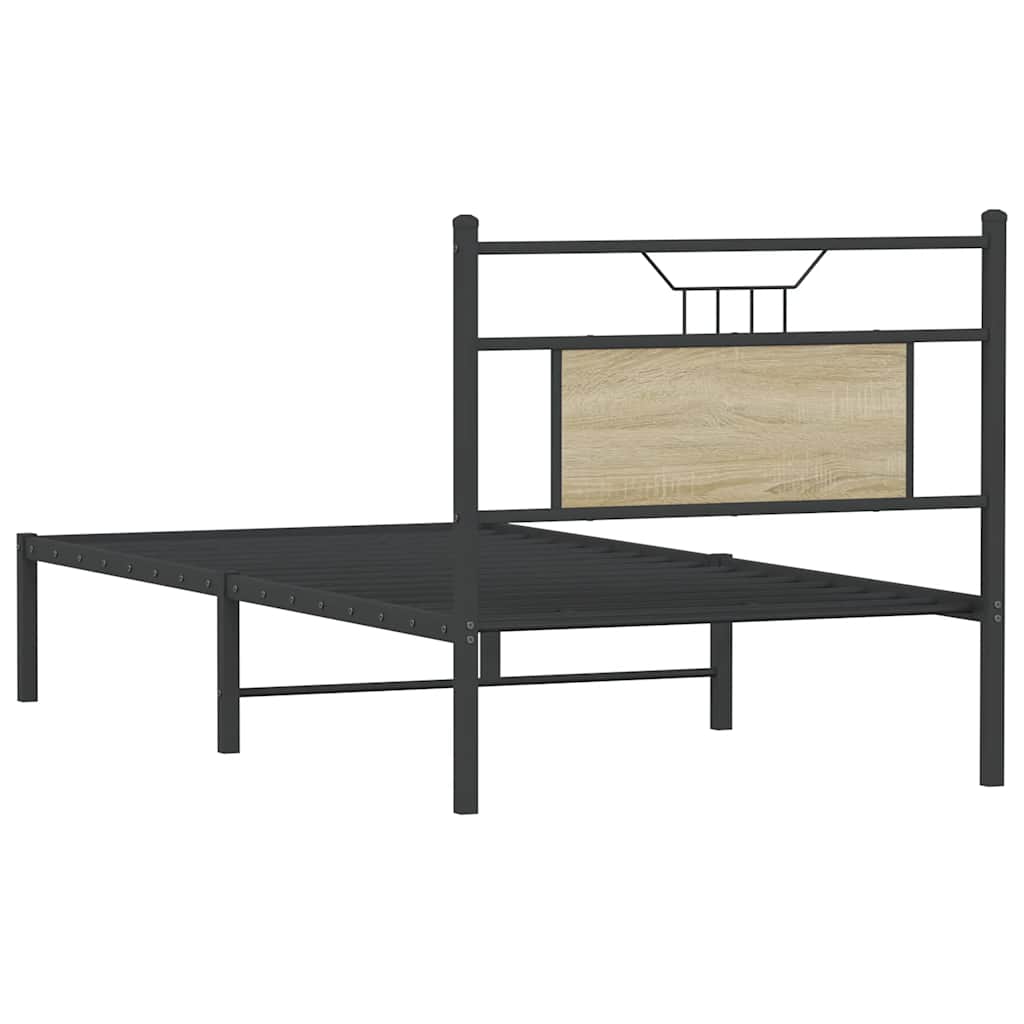 Giroletto senza Materasso Rovere Sonoma 75x190 cm in Truciolato | homemem39