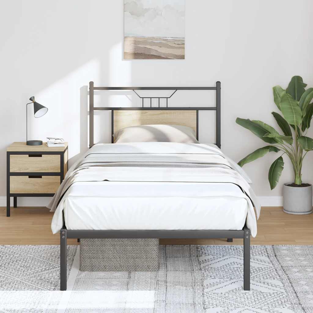 Giroletto senza Materasso Rovere Sonoma 75x190 cm in Truciolato | homemem39