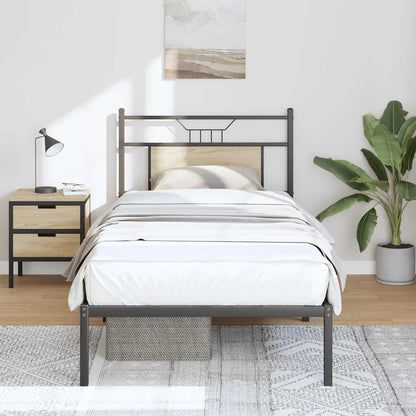 Giroletto senza Materasso Rovere Sonoma 75x190 cm in Truciolato | homemem39