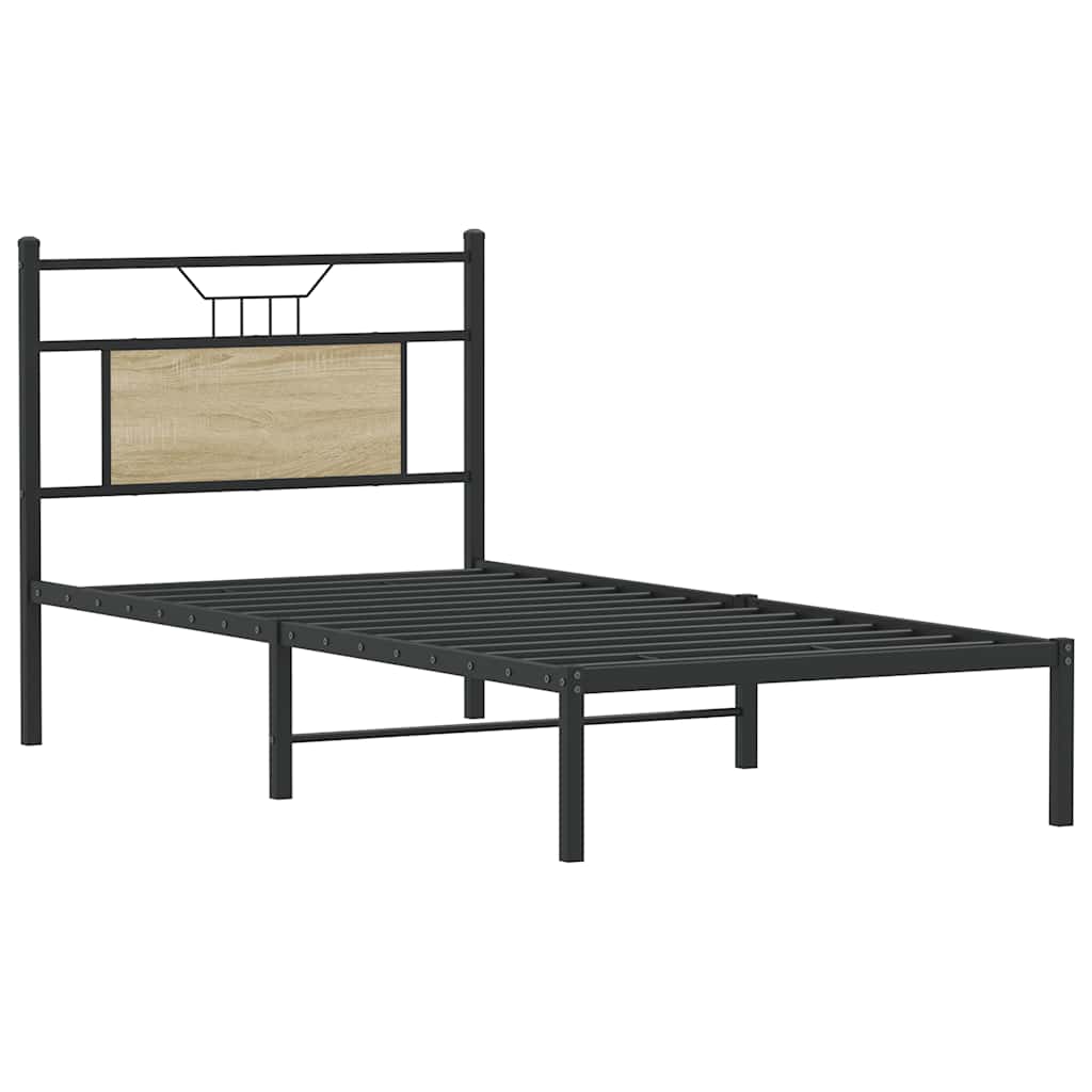 Giroletto senza Materasso Rovere Sonoma 90x190 cm in Truciolato | homemem39