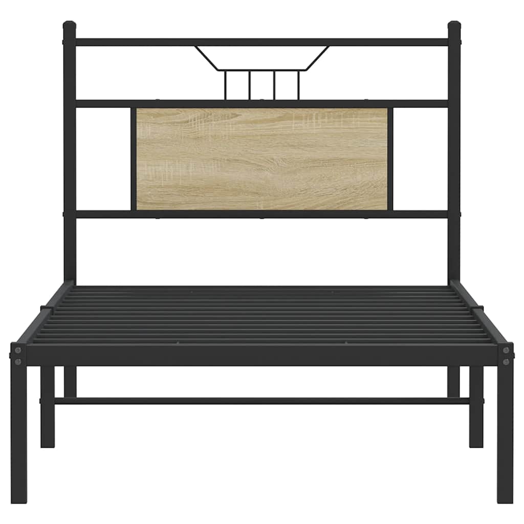 Giroletto senza Materasso Rovere Sonoma 90x190 cm in Truciolato | homemem39