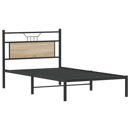 Giroletto senza Materasso Rovere Sonoma 100x190cm in Truciolato | homemem39