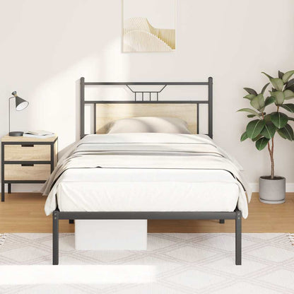 Giroletto senza Materasso Rovere Sonoma 100x190cm in Truciolato | homemem39