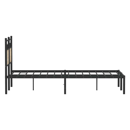 Giroletto senza Materasso Rovere Sonoma 120x190cm in Truciolato | homemem39