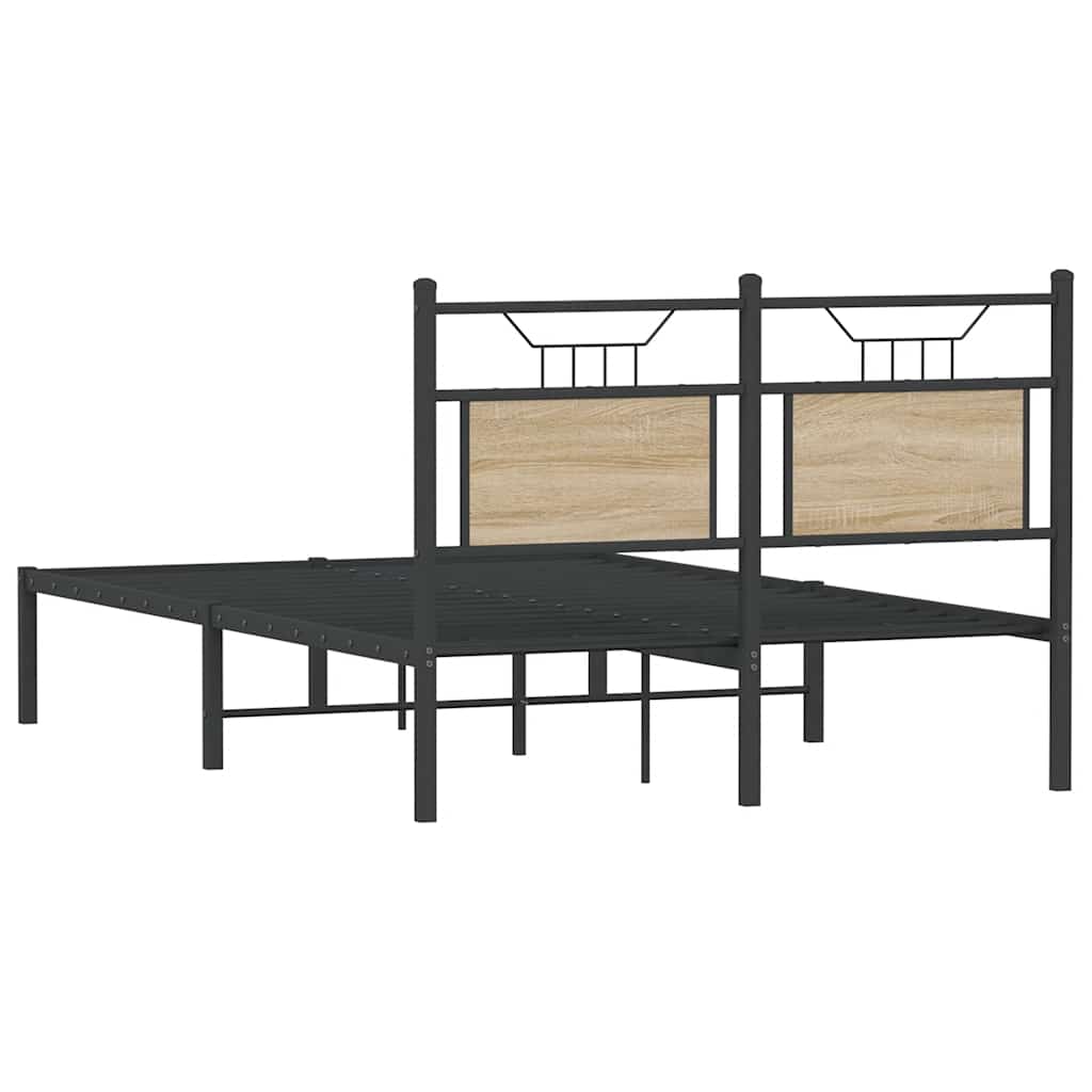 Giroletto senza Materasso Rovere Sonoma 120x190cm in Truciolato | homemem39