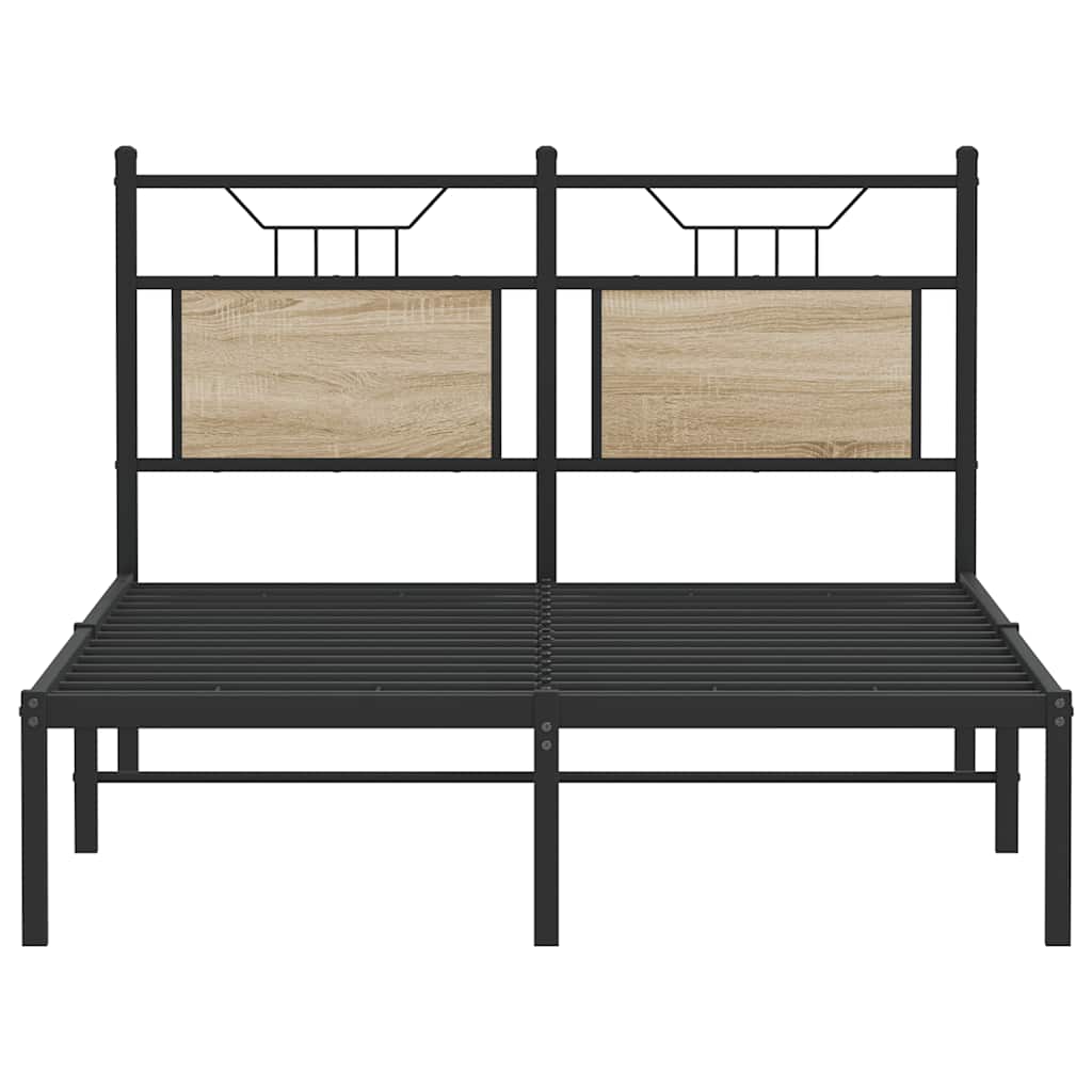 Giroletto senza Materasso Rovere Sonoma 120x200cm in Truciolato | homemem39