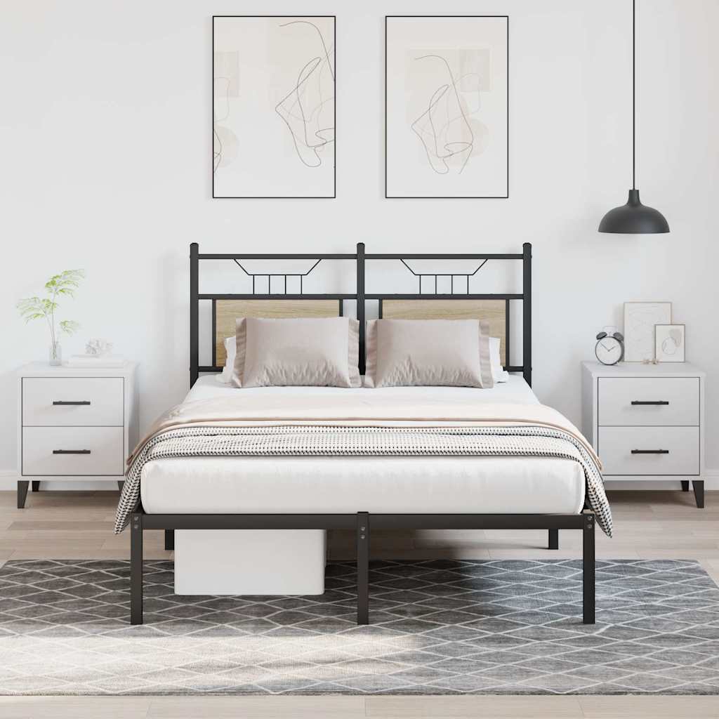 Giroletto senza Materasso Rovere Sonoma 120x200cm in Truciolato | homemem39