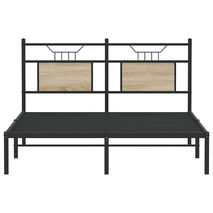 Giroletto senza Materasso Rovere Sonoma 137x190cm in Truciolato | homemem39