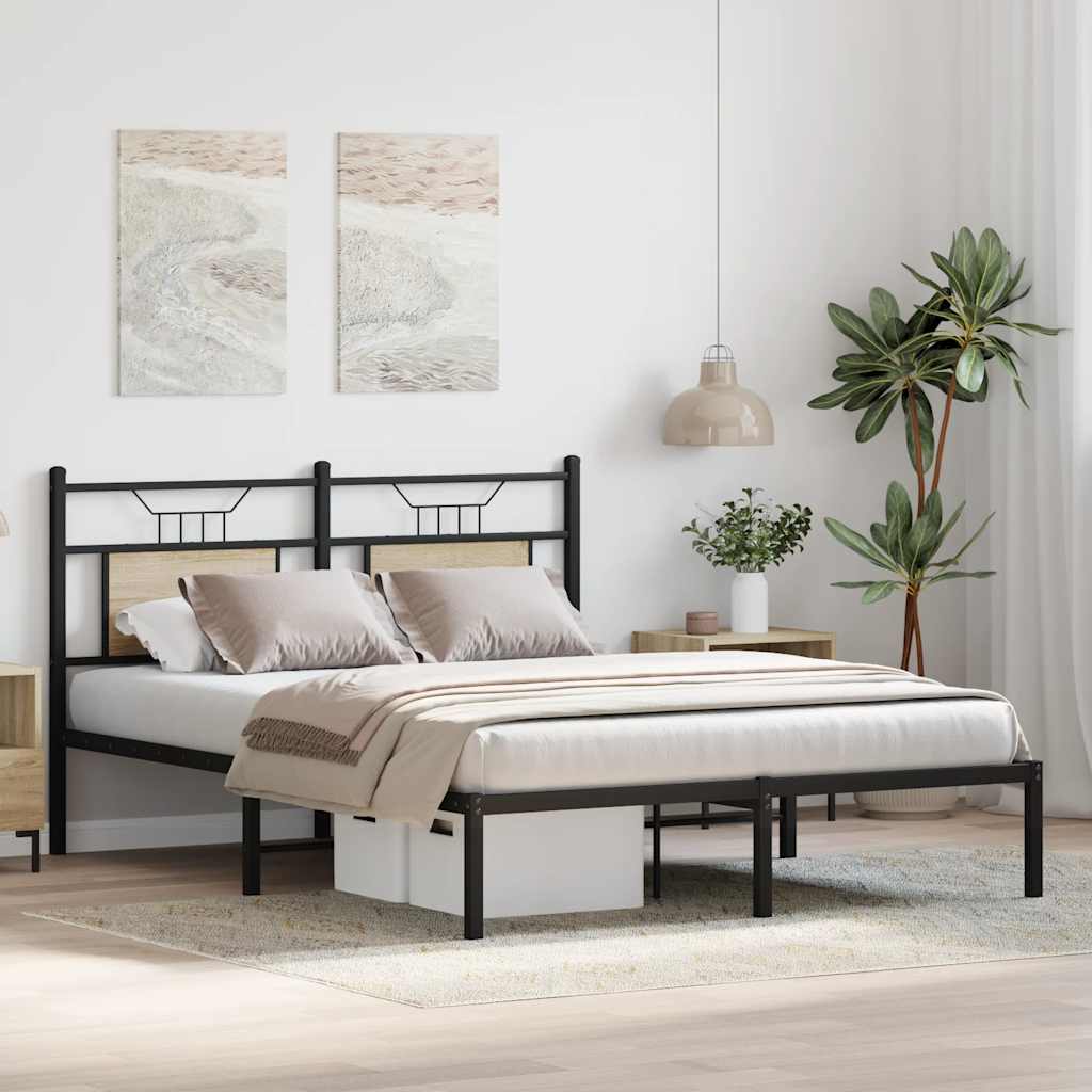 Giroletto senza Materasso Rovere Sonoma 150x200cm in Truciolato
