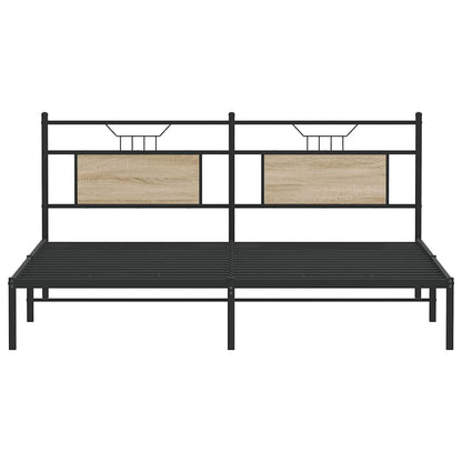 Giroletto senza Materasso Rovere Sonoma 160x200cm in Truciolato | homemem39