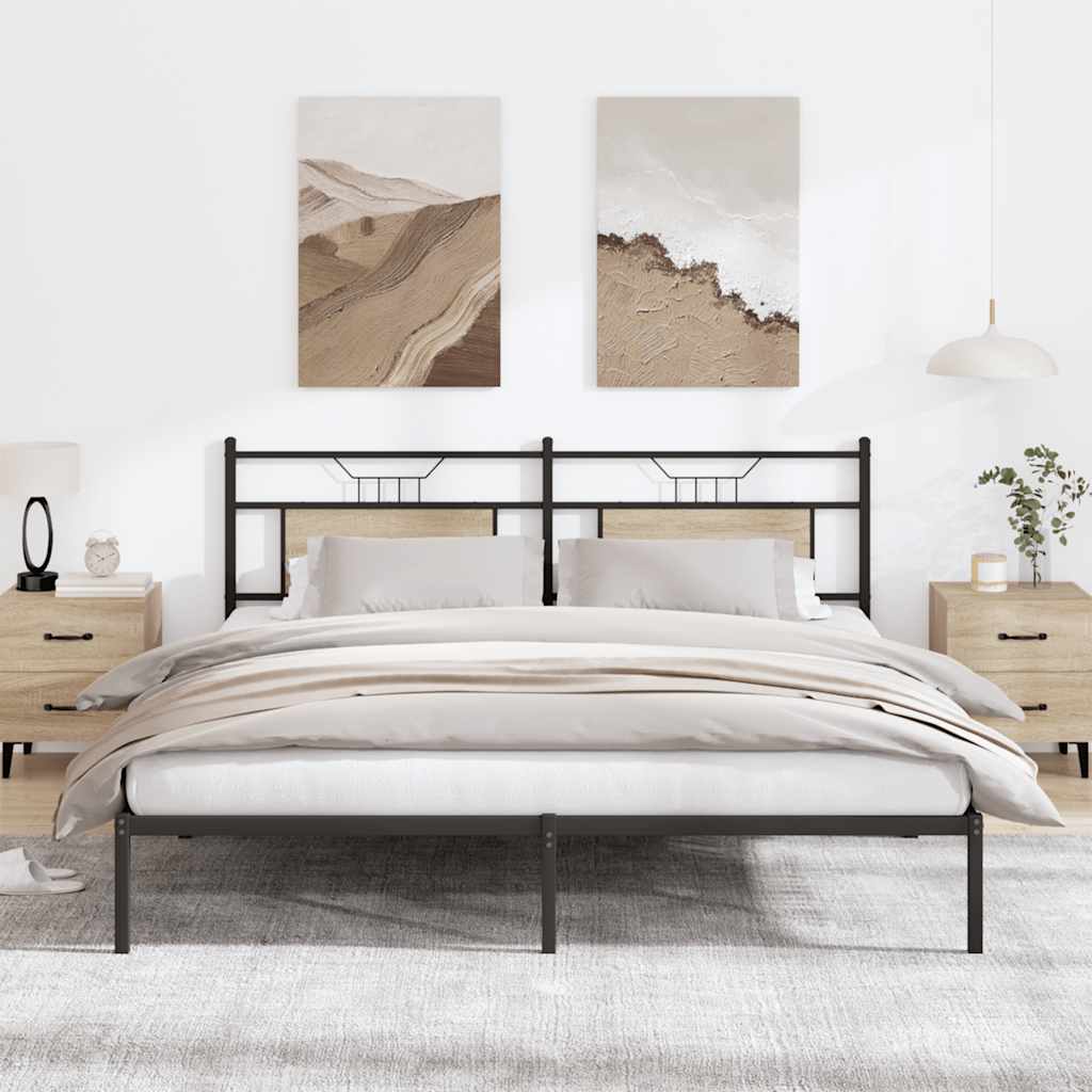 Giroletto senza Materasso Rovere Sonoma 160x200cm in Truciolato | homemem39