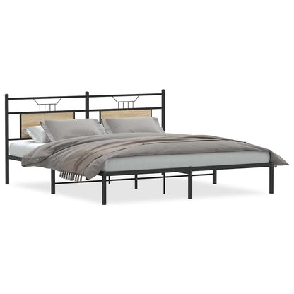 Giroletto senza Materasso Rovere Sonoma 183x213cm in Truciolato | homemem39