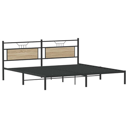Giroletto senza Materasso Rovere Sonoma 193x201cm in Truciolato | homemem39