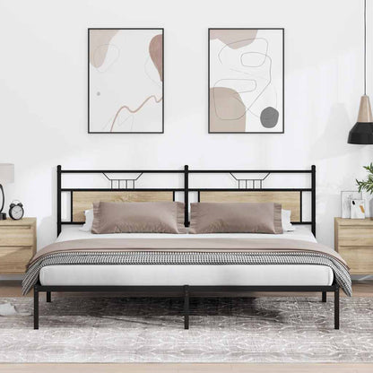 Giroletto senza Materasso Rovere Sonoma 193x201cm in Truciolato | homemem39